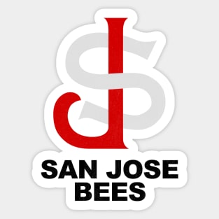 Classic San Jose Bees Baseball 1962 Sticker